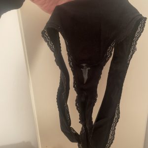 used black brasilian panties