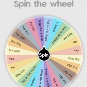 Can you Cum??? Spin the Wheel to Find Out!!!