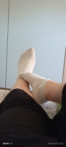 Wearing All day long mu socks with sneakers...of you want customized